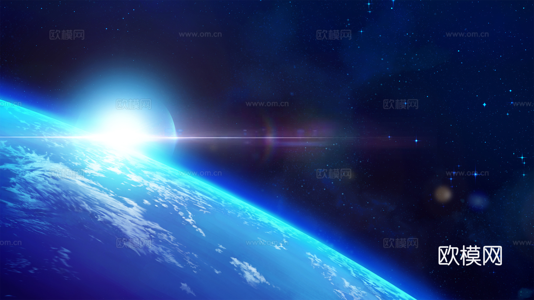 星空星球光