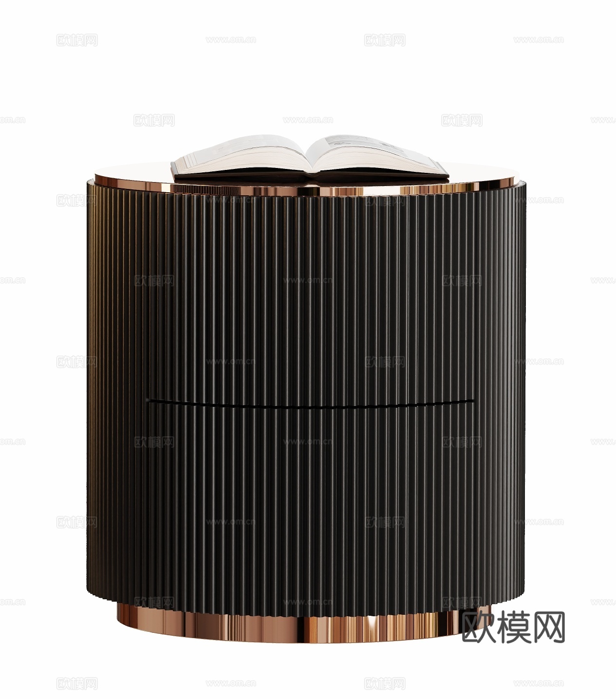 现代床头柜su模型