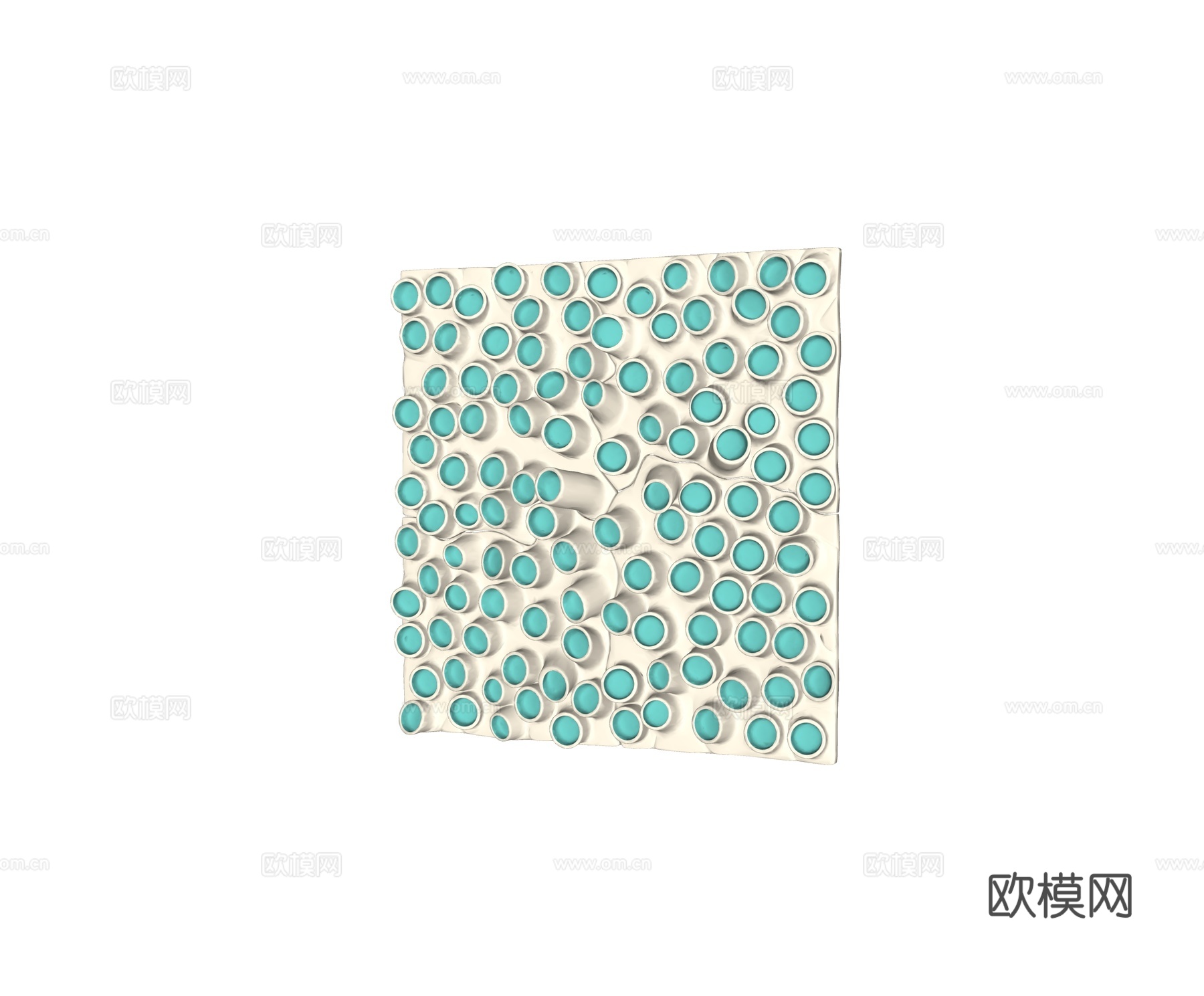 现代墙饰挂件su模型
