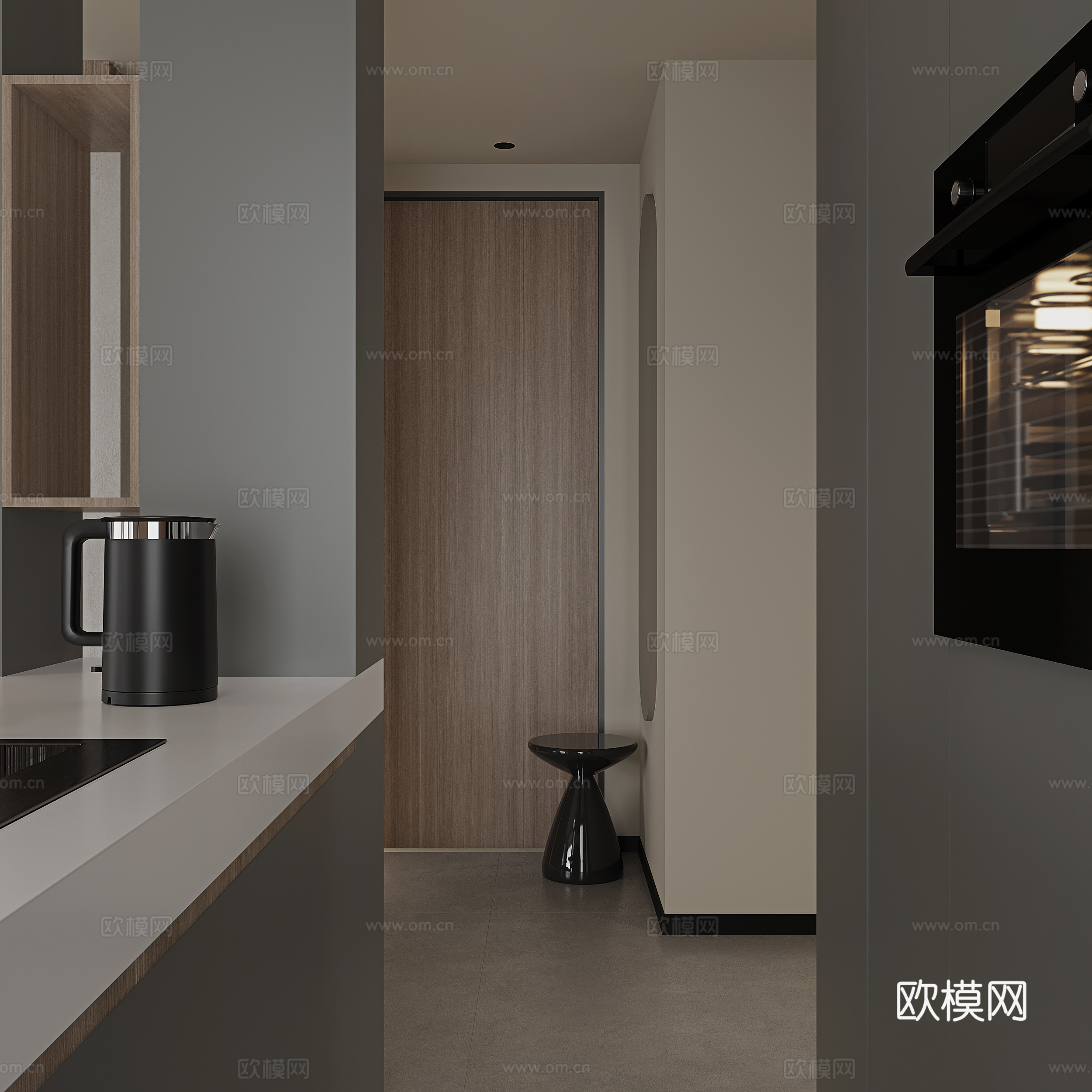 现代 极简 轻奢3d模型