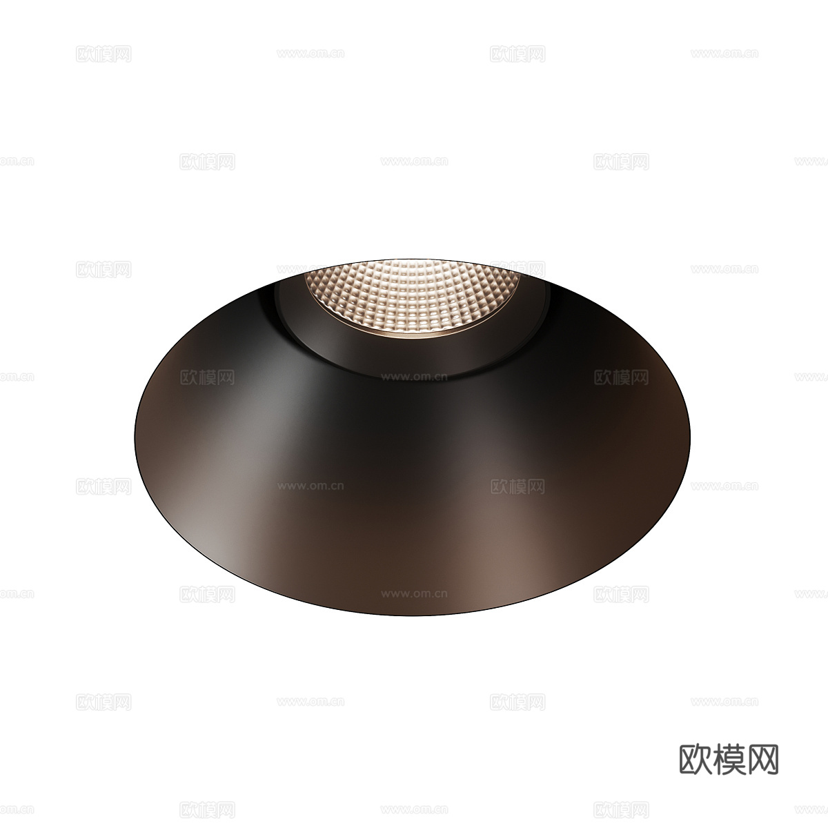 现代意式极简无边框筒灯3d模型