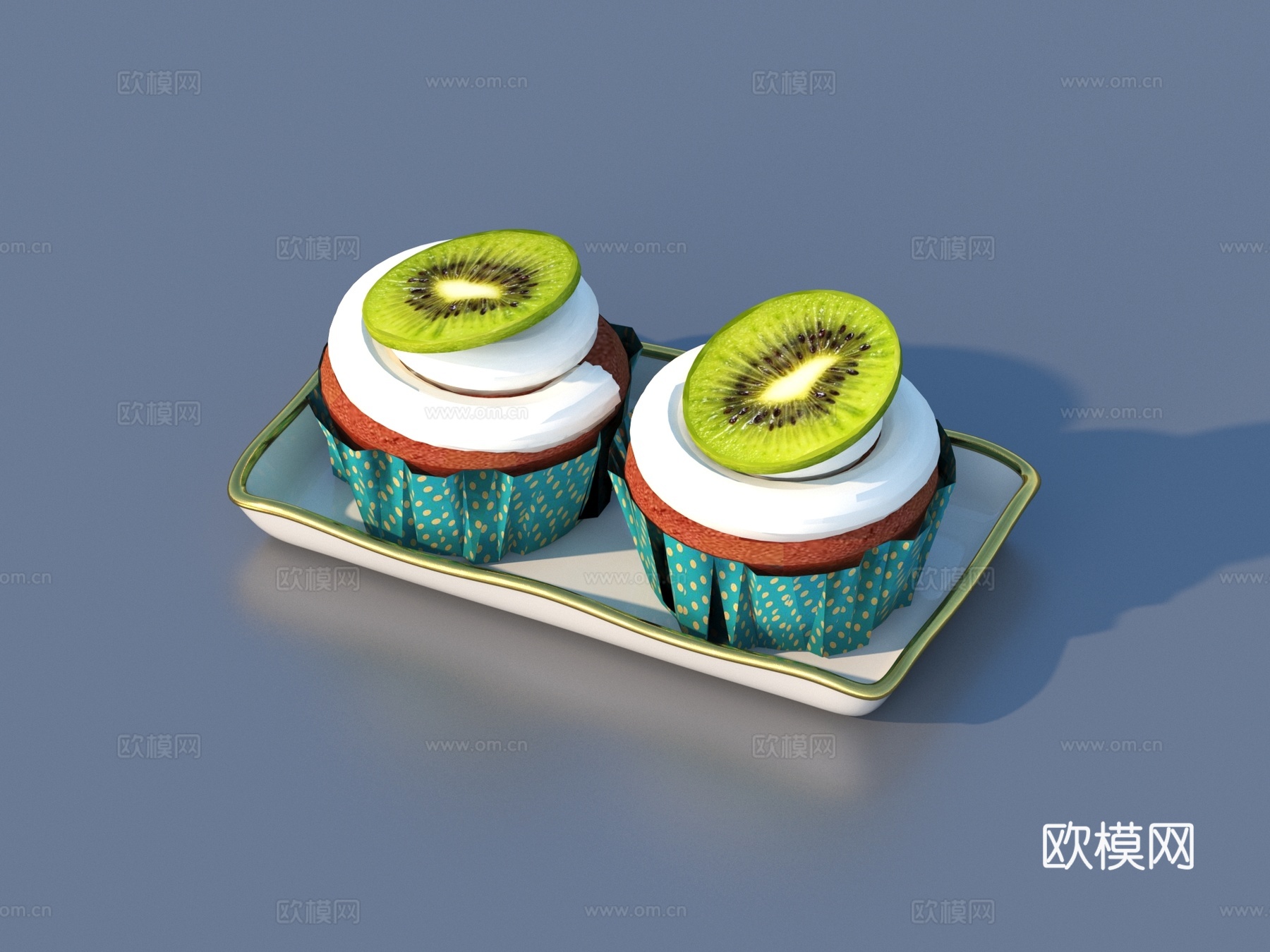 蛋糕 糕点 食物 面包3d模型