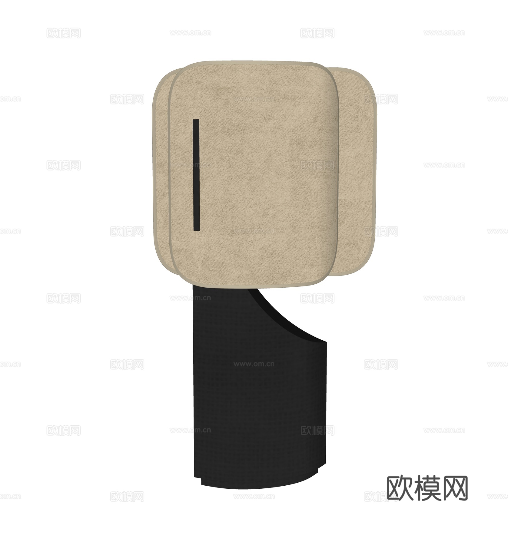 中古风台灯su模型