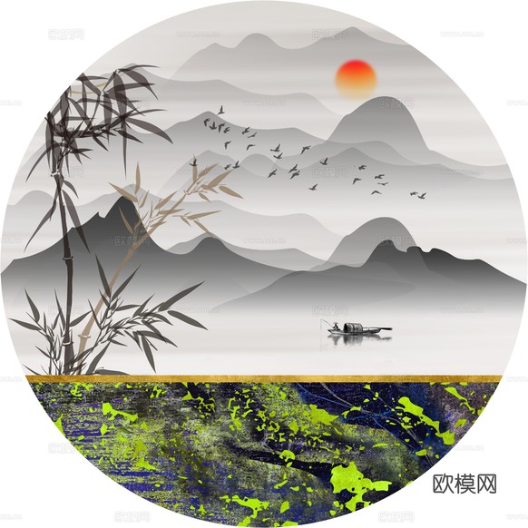 高清现代装饰画挂画下载
