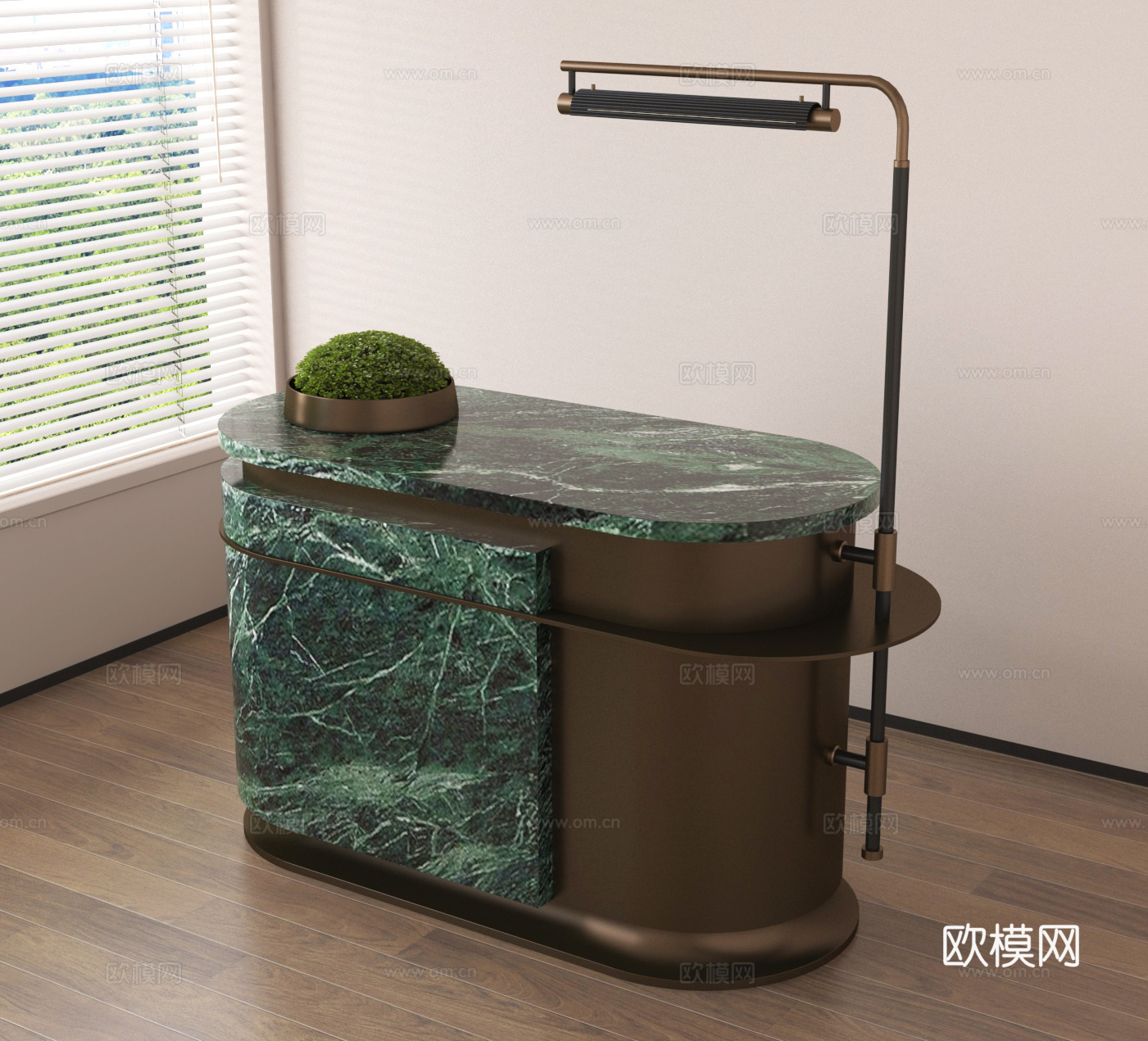 前台 咨询台 接待台 服务台su模型