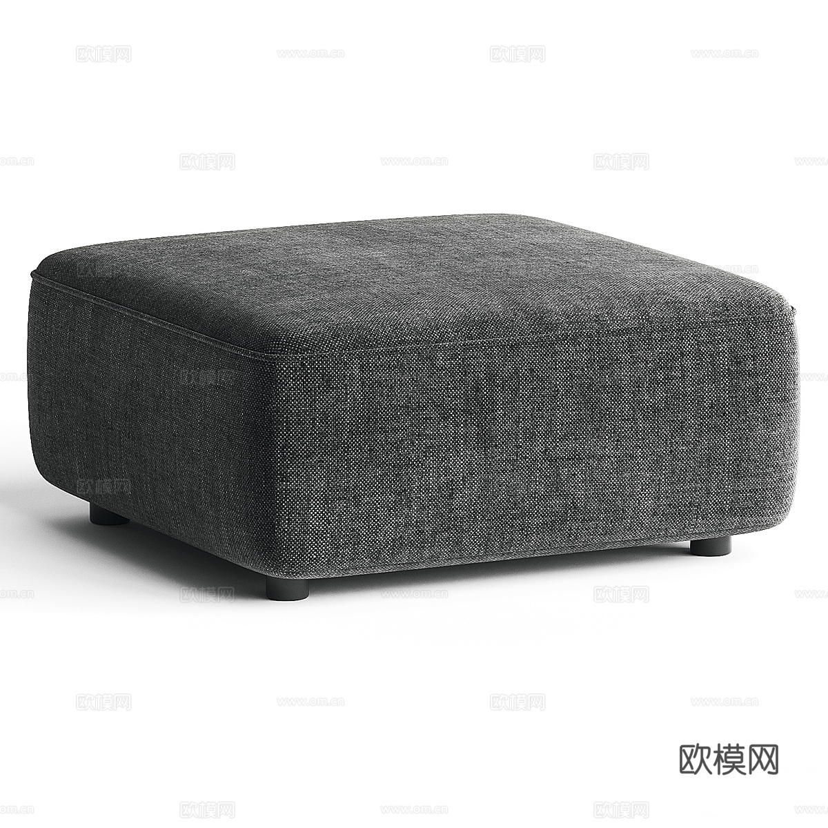 现代布艺沙发凳3d模型