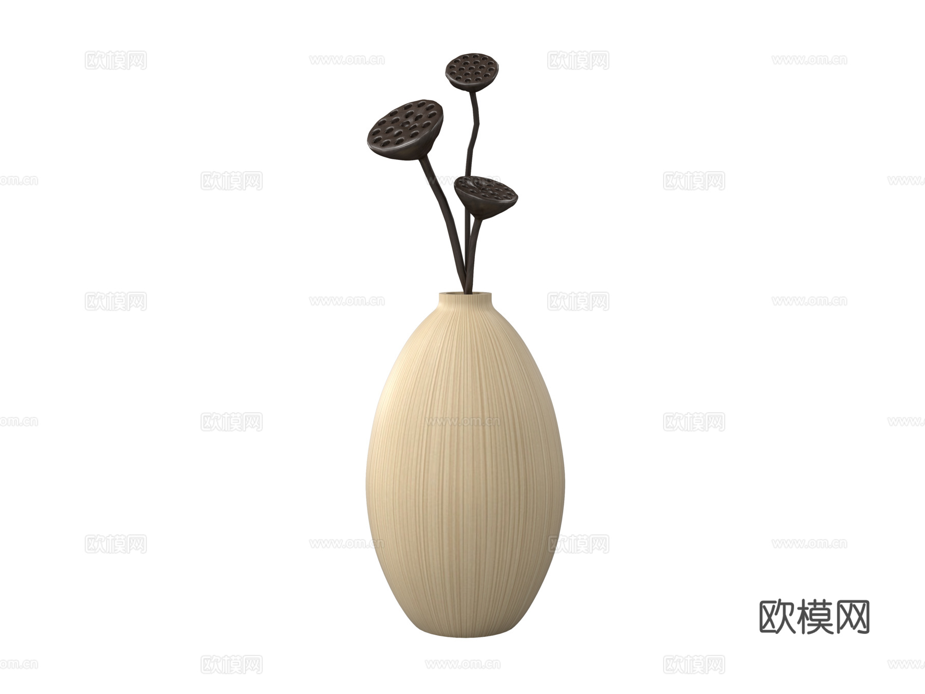 花瓶3d模型下载