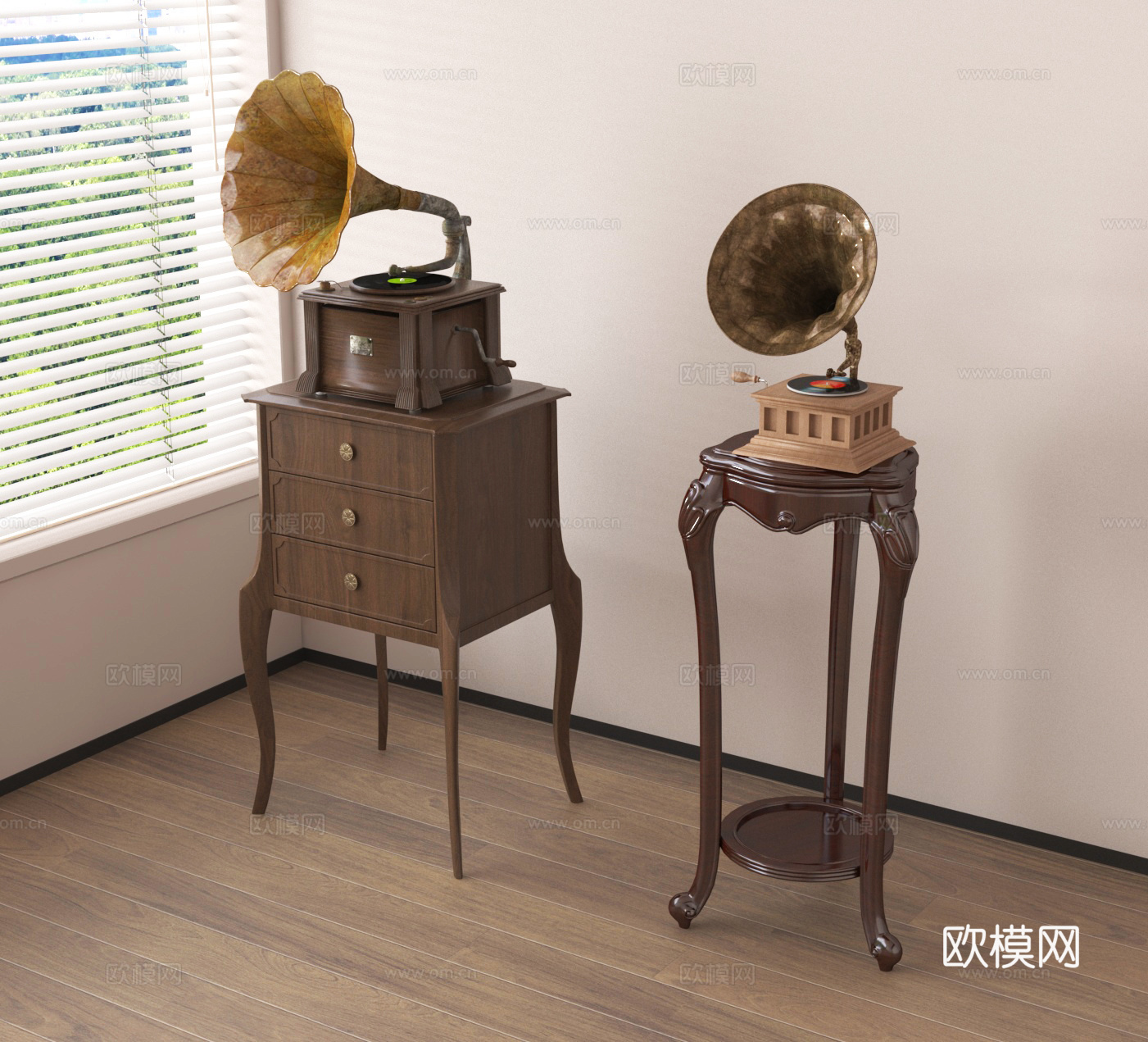 音响 音响 唱片机3d模型