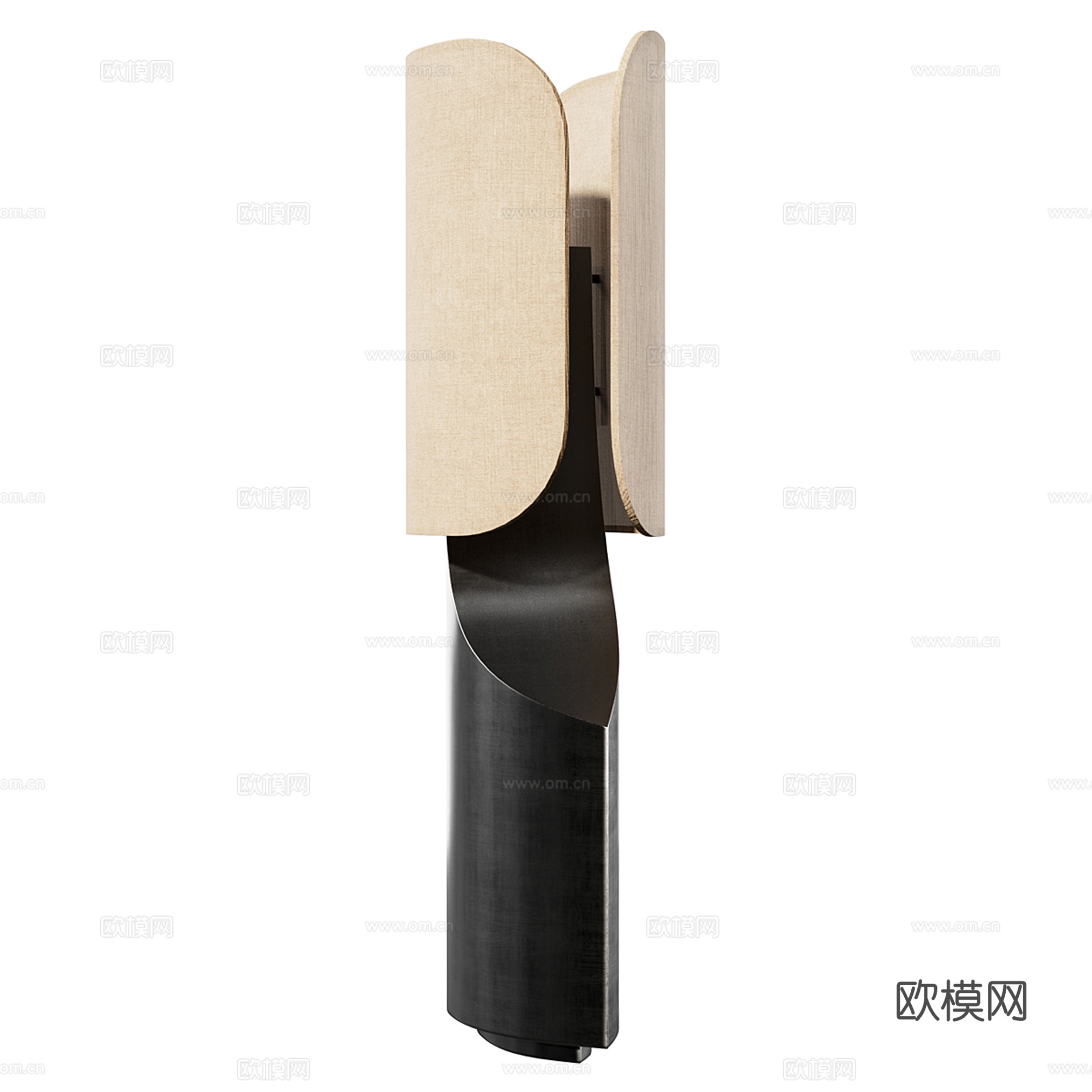 中古风台灯su模型