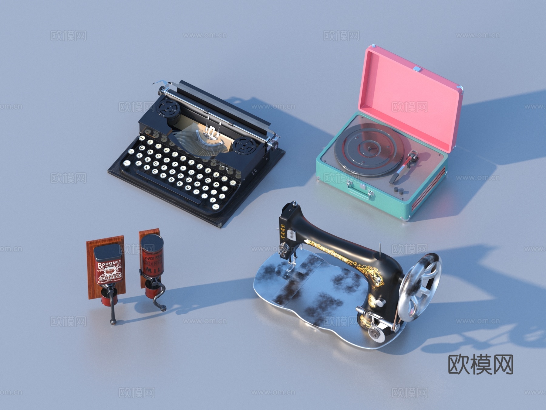 老电器 家电3d模型