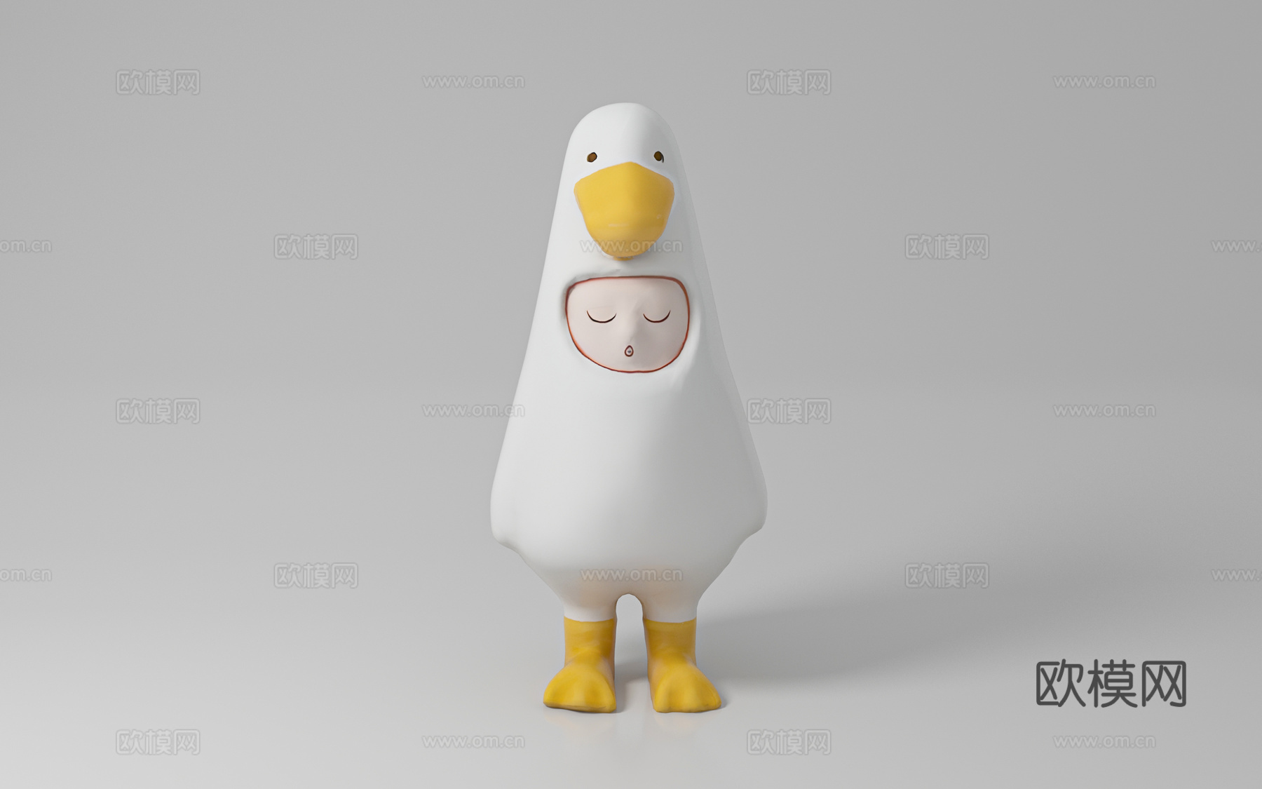 卡通人偶 卡通风格 创意 玩具 手办 摆件 美陈 雕塑 装饰3d模型
