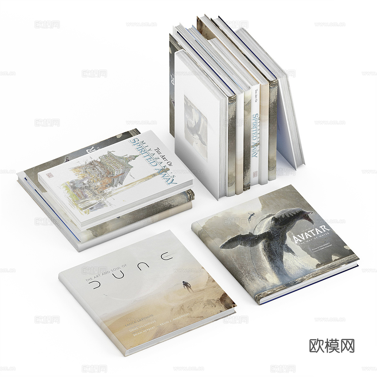 书籍 报刊 杂志3d模型
