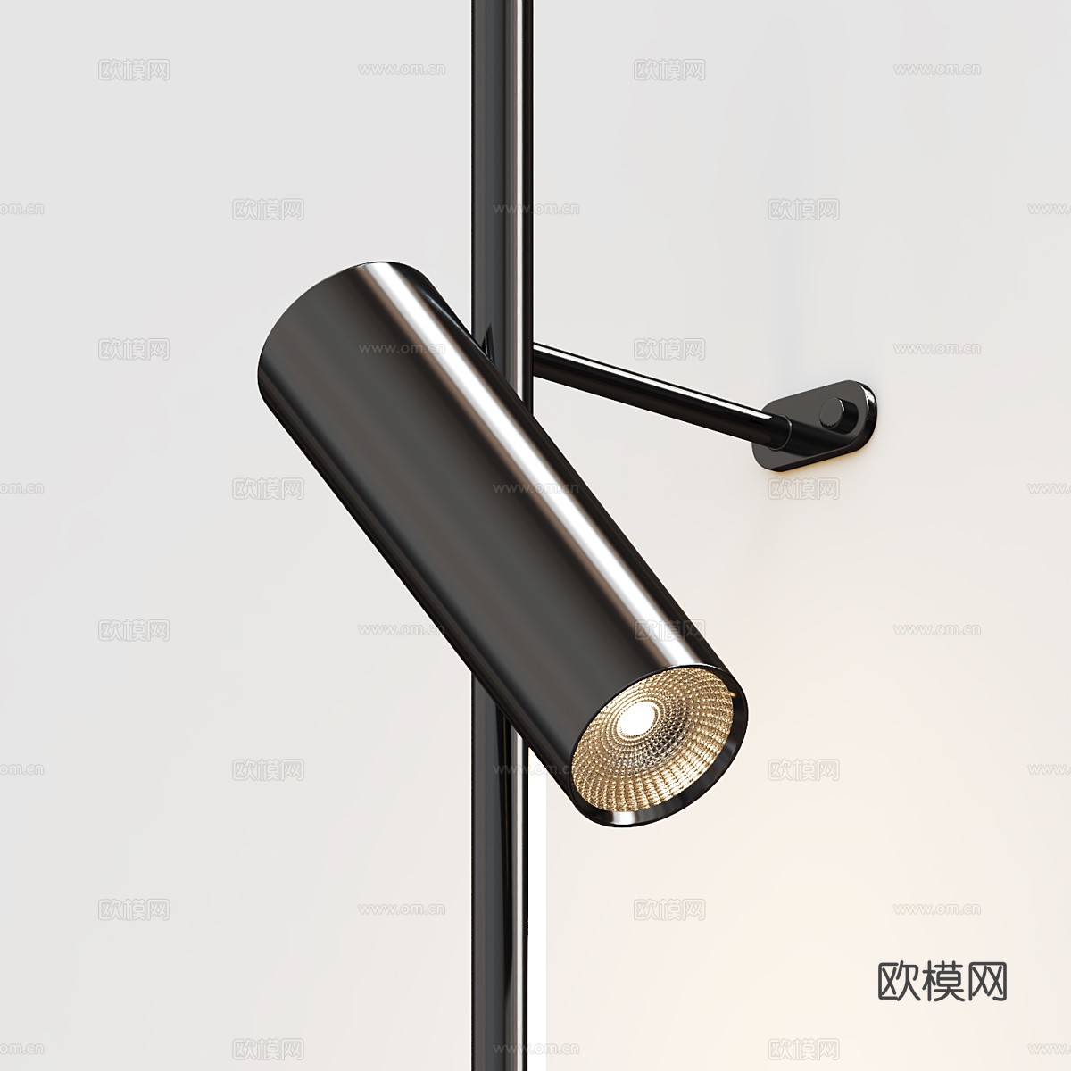 现代极简长条壁灯3d模型