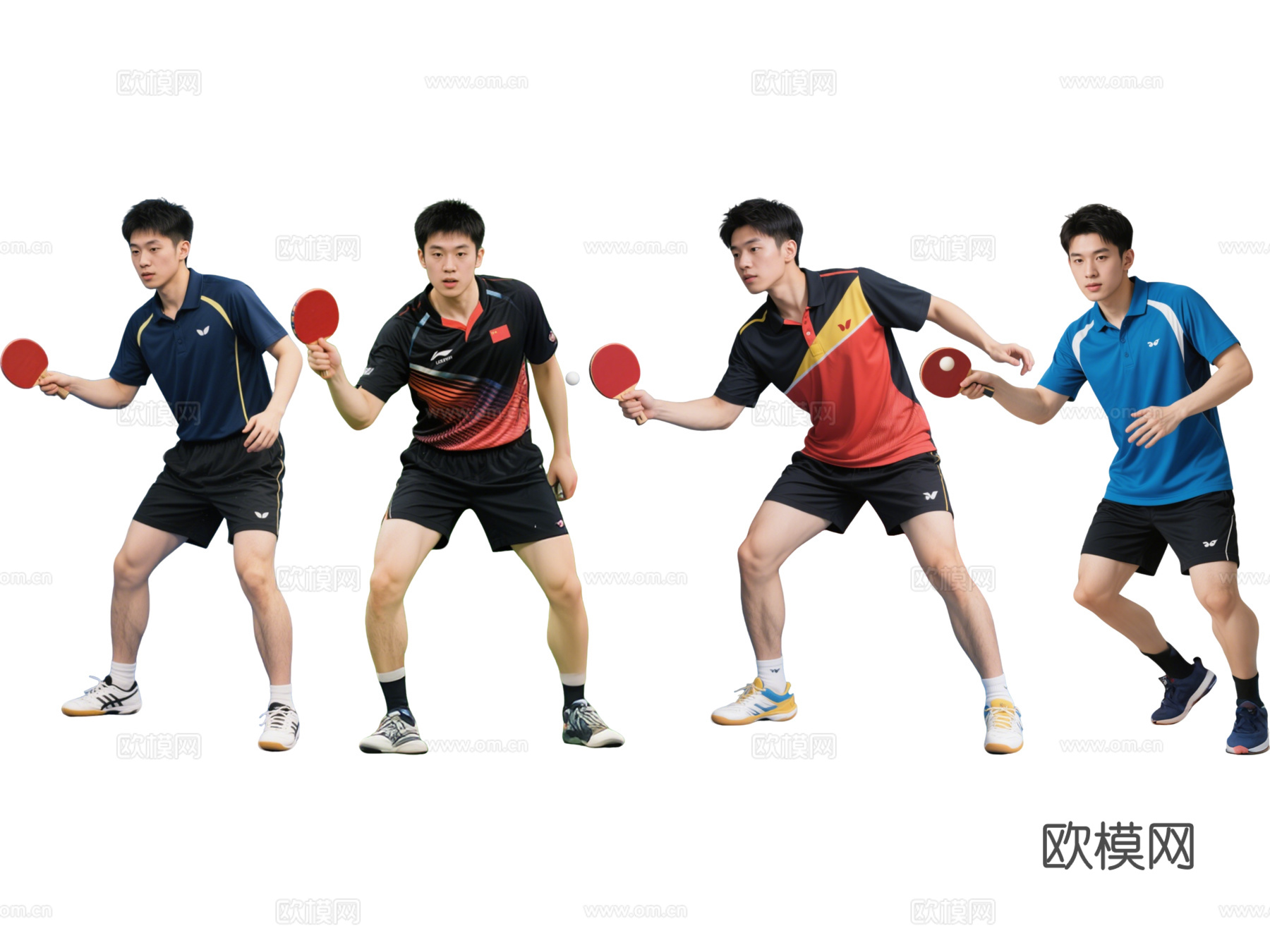 PS免抠运动人 乒乓球人物 乒乓球运动 乒乓球帅哥 运动人物