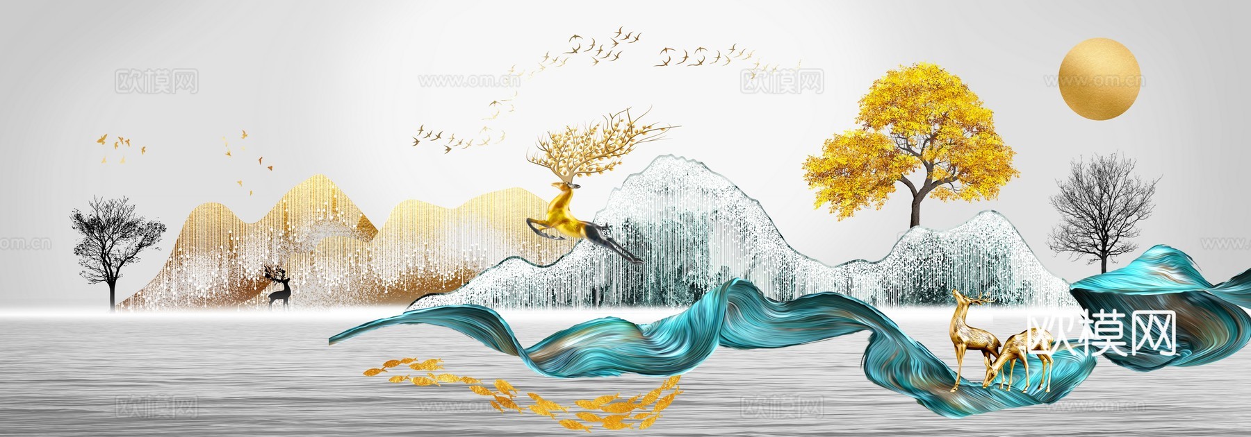 高清现代装饰画挂画下载