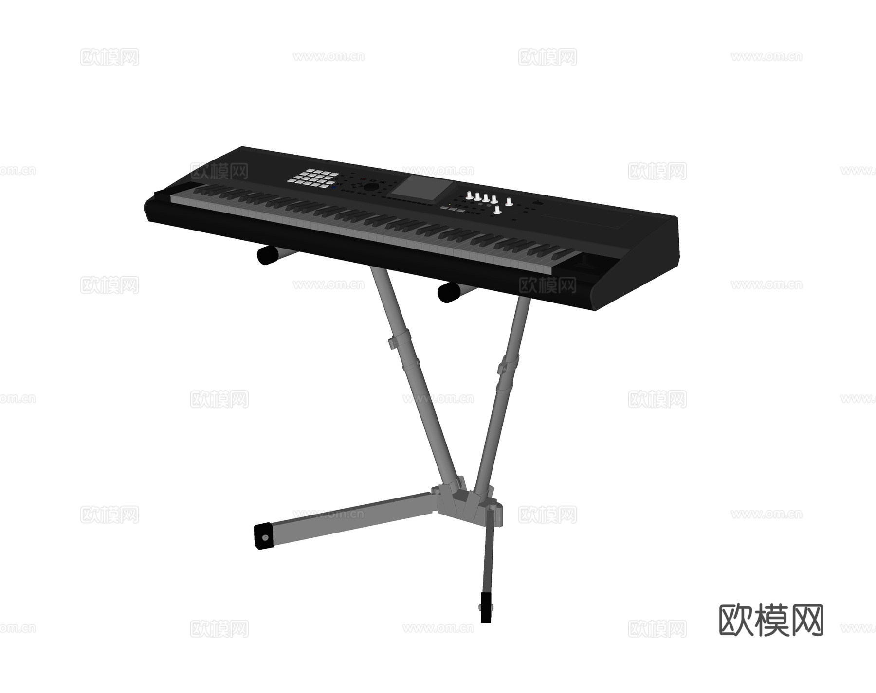 现代电子琴su模型
