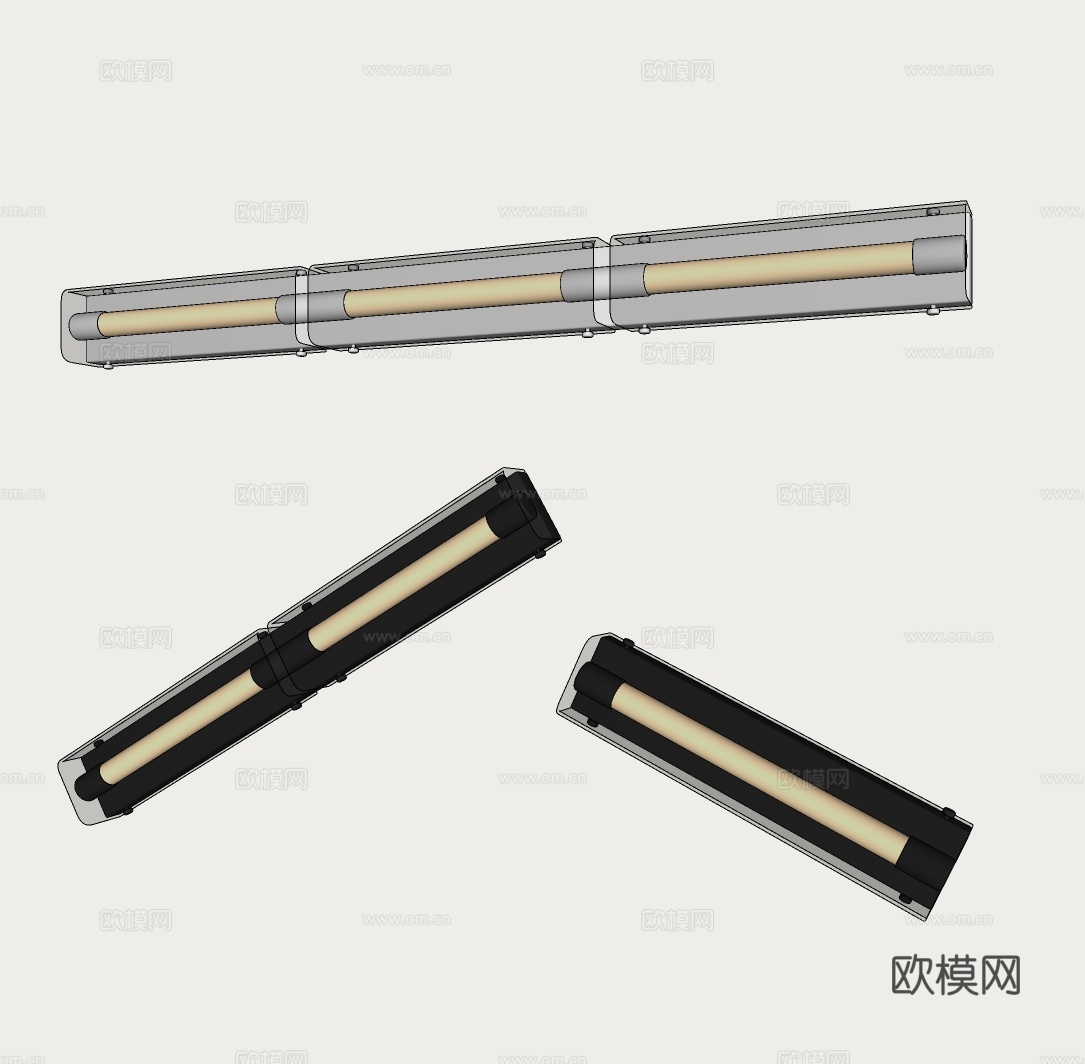 现代壁灯 包豪斯壁灯 极简壁灯 走廊过道壁灯 背景墙壁灯su模型
