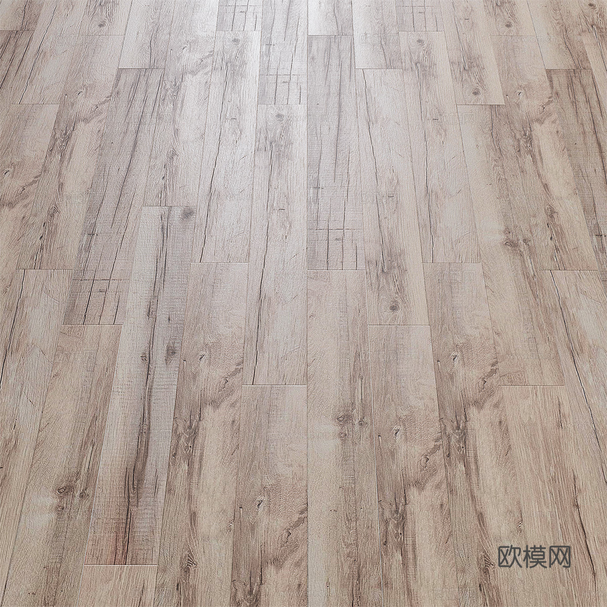 现代北欧木地板3d模型