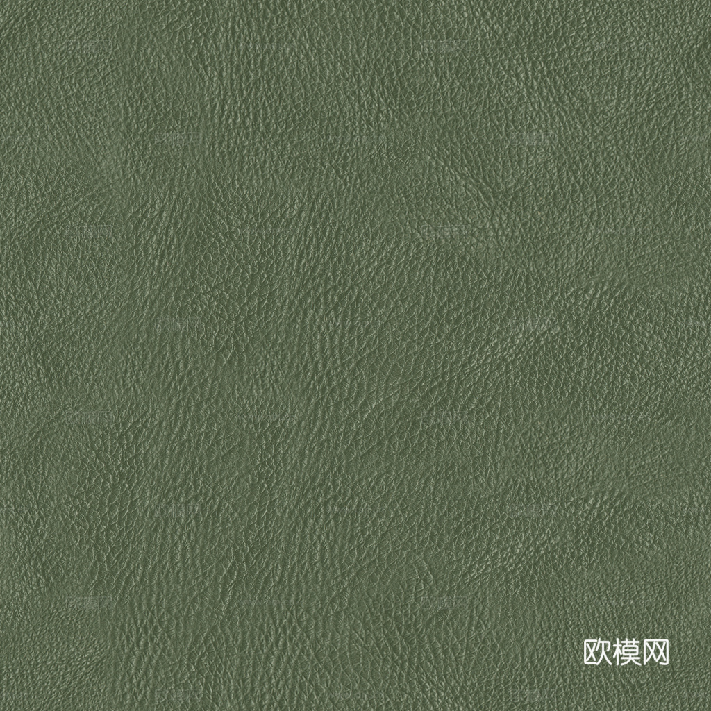 绿色皮革