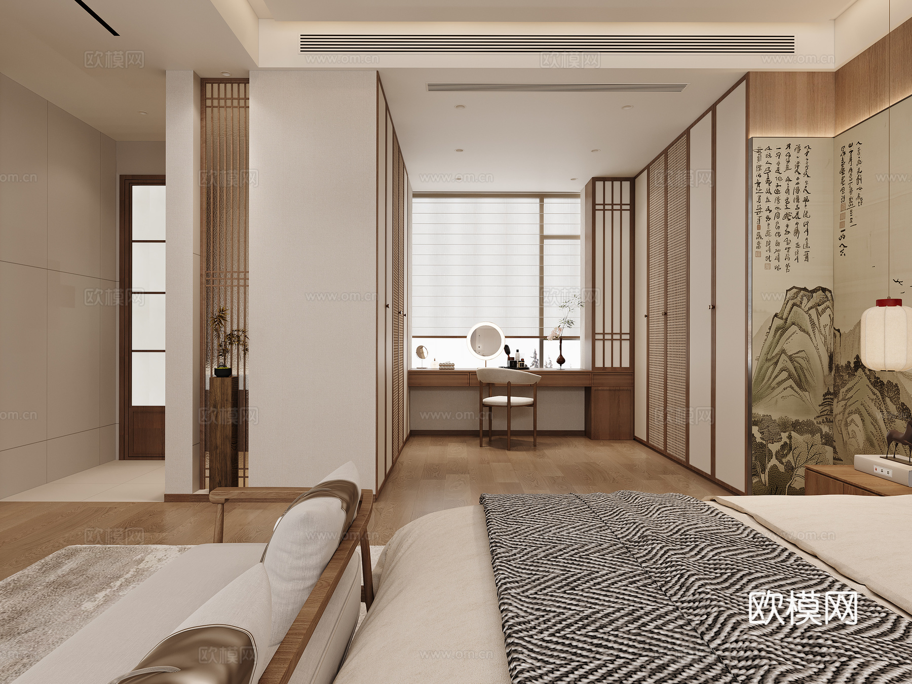 宋式衣帽间3d模型