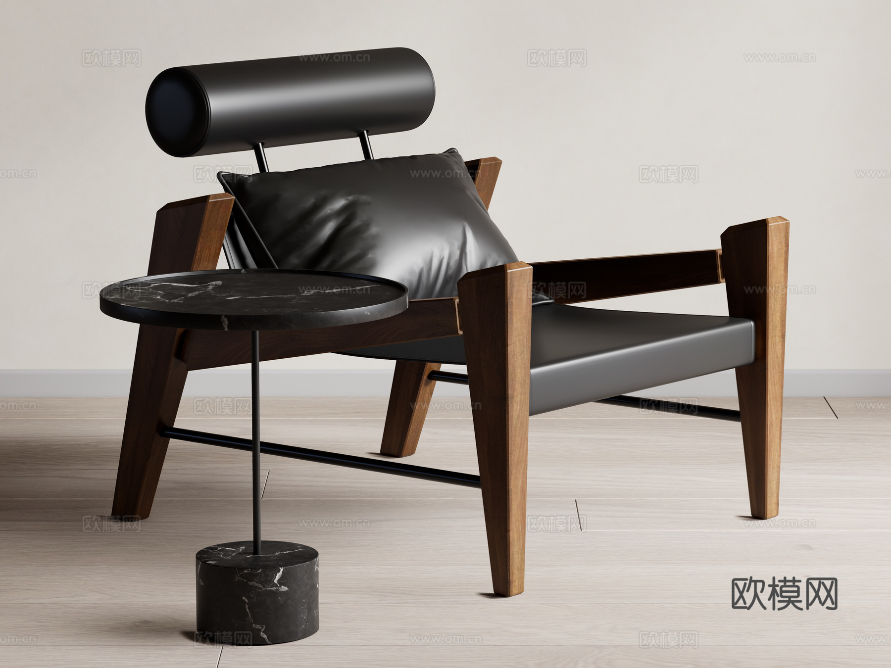 中古风休闲椅su模型