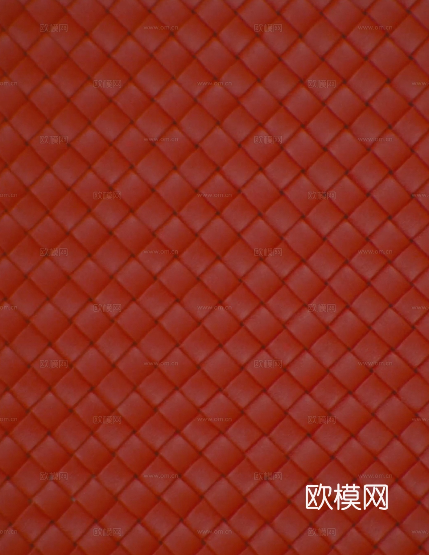 红色编织皮革