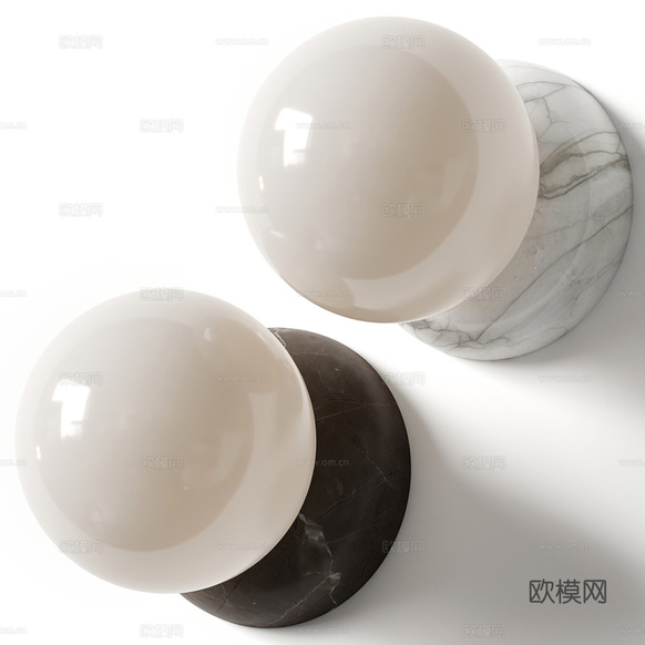 Eklipso by Simone & Marcel现代壁灯3d模型下载(渲染图1)