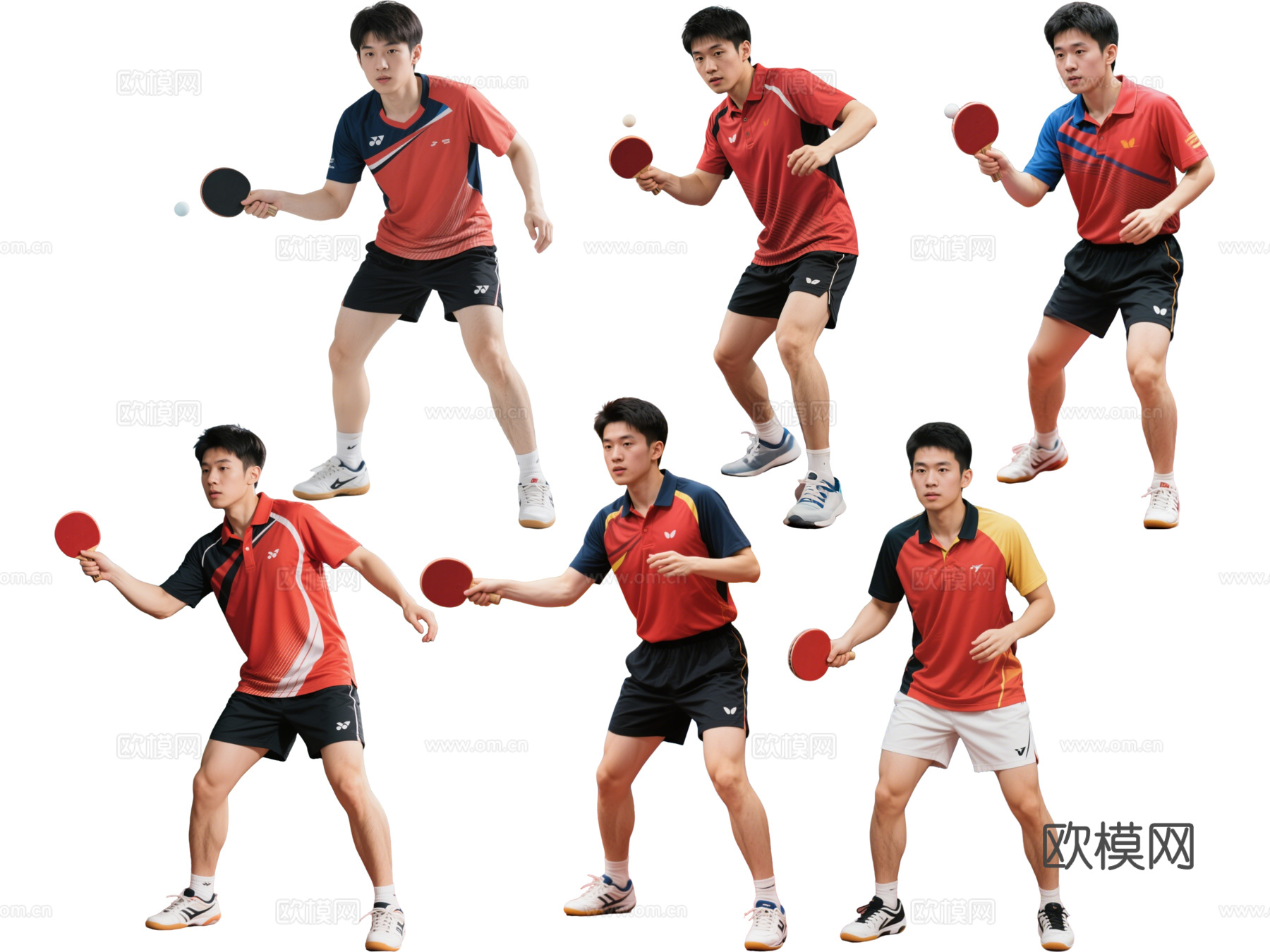 PS免抠运动人 乒乓球人物 乒乓球运动 乒乓球帅哥 运动人物