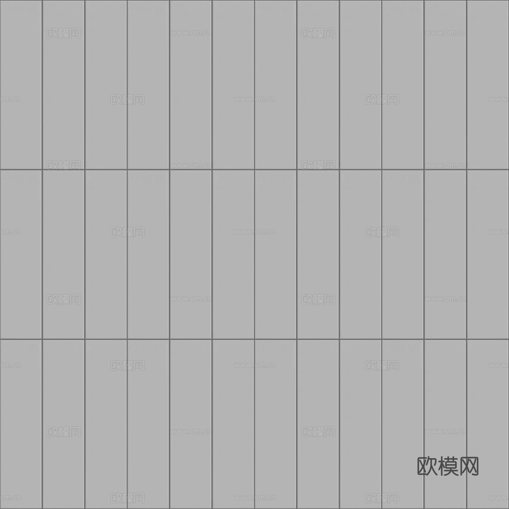 无缝浅灰色长方形条形砖条纹砖贴图