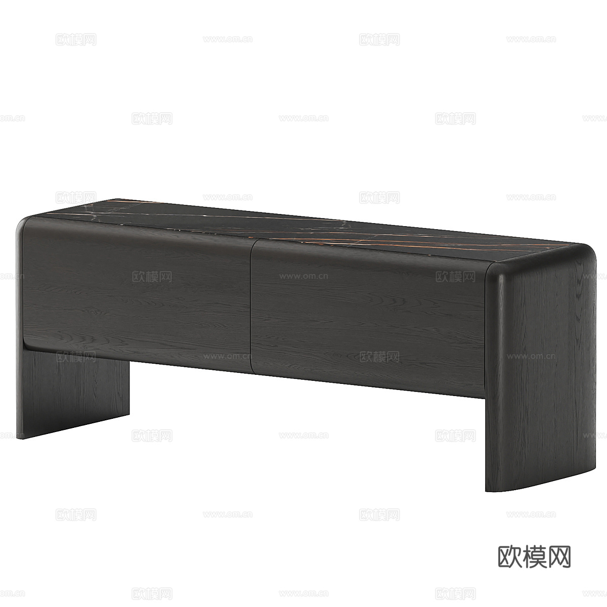 现代意式长凳 换鞋凳 条凳3d模型