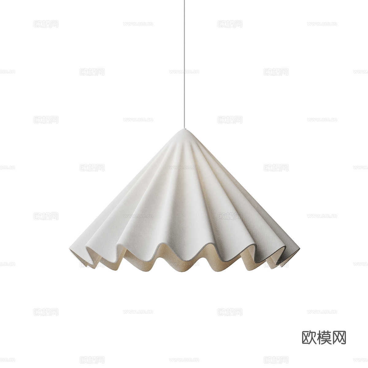 新中式日式装饰小吊灯3d模型