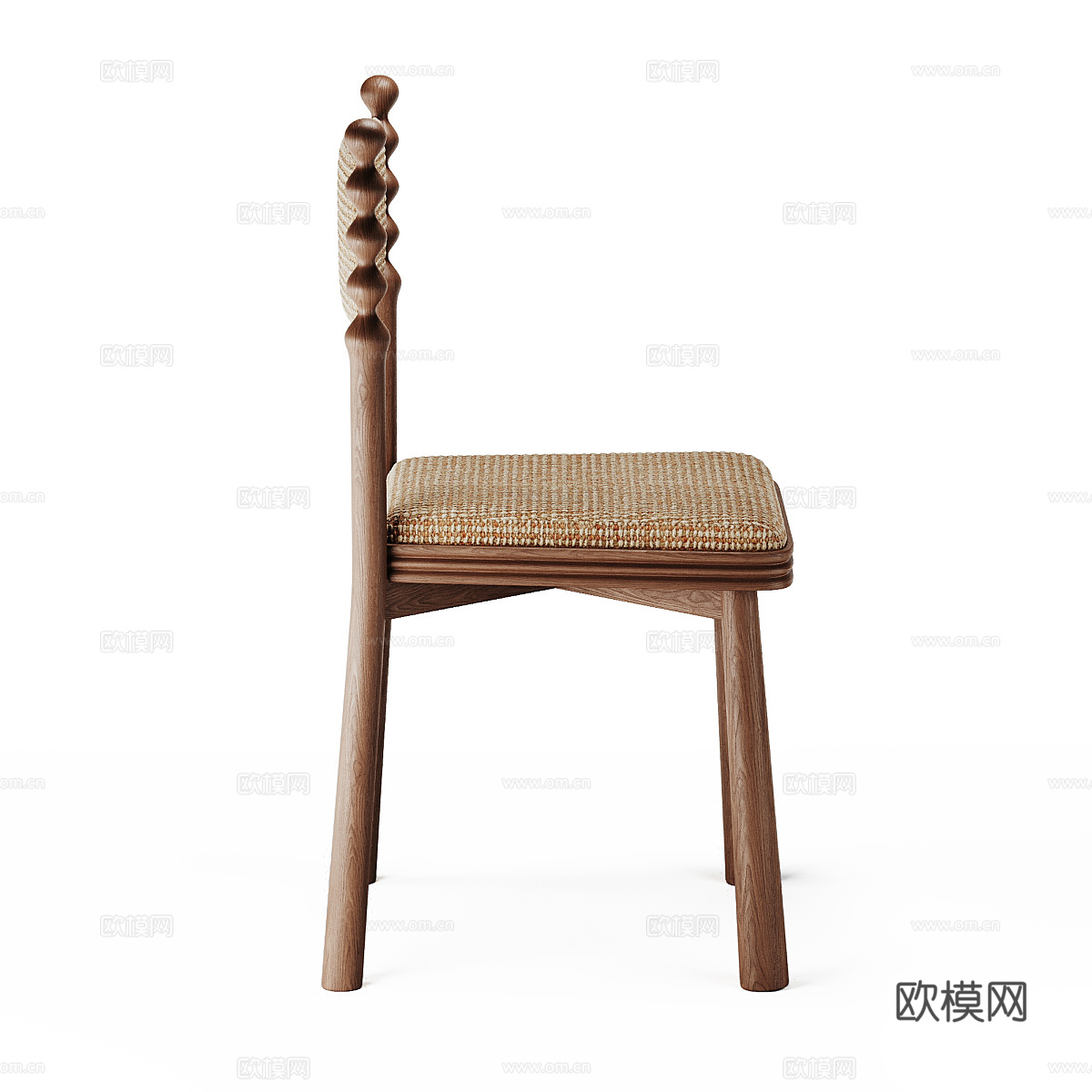 新中式中古风 Tama 椅子3d模型
