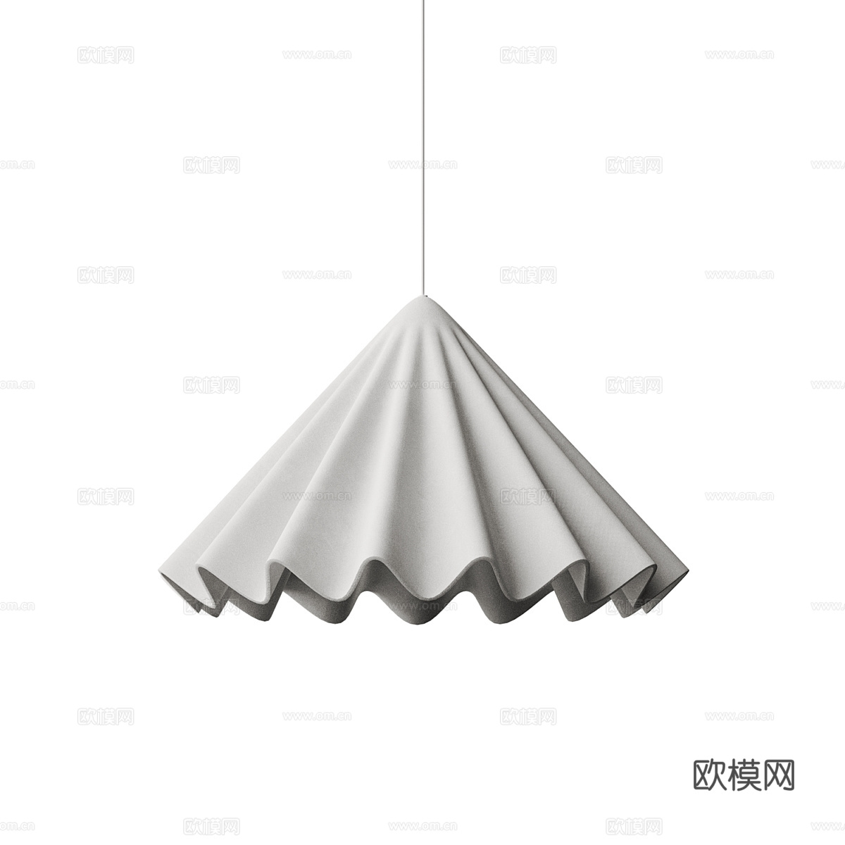 新中式日式装饰小吊灯3d模型