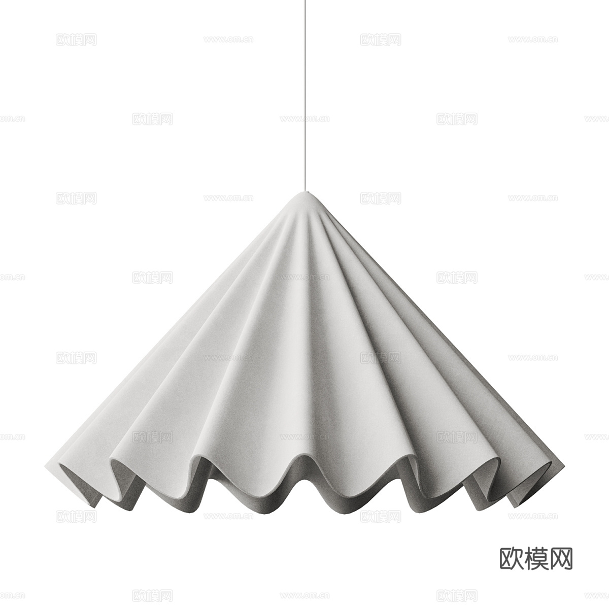 新中式日式装饰小吊灯3d模型