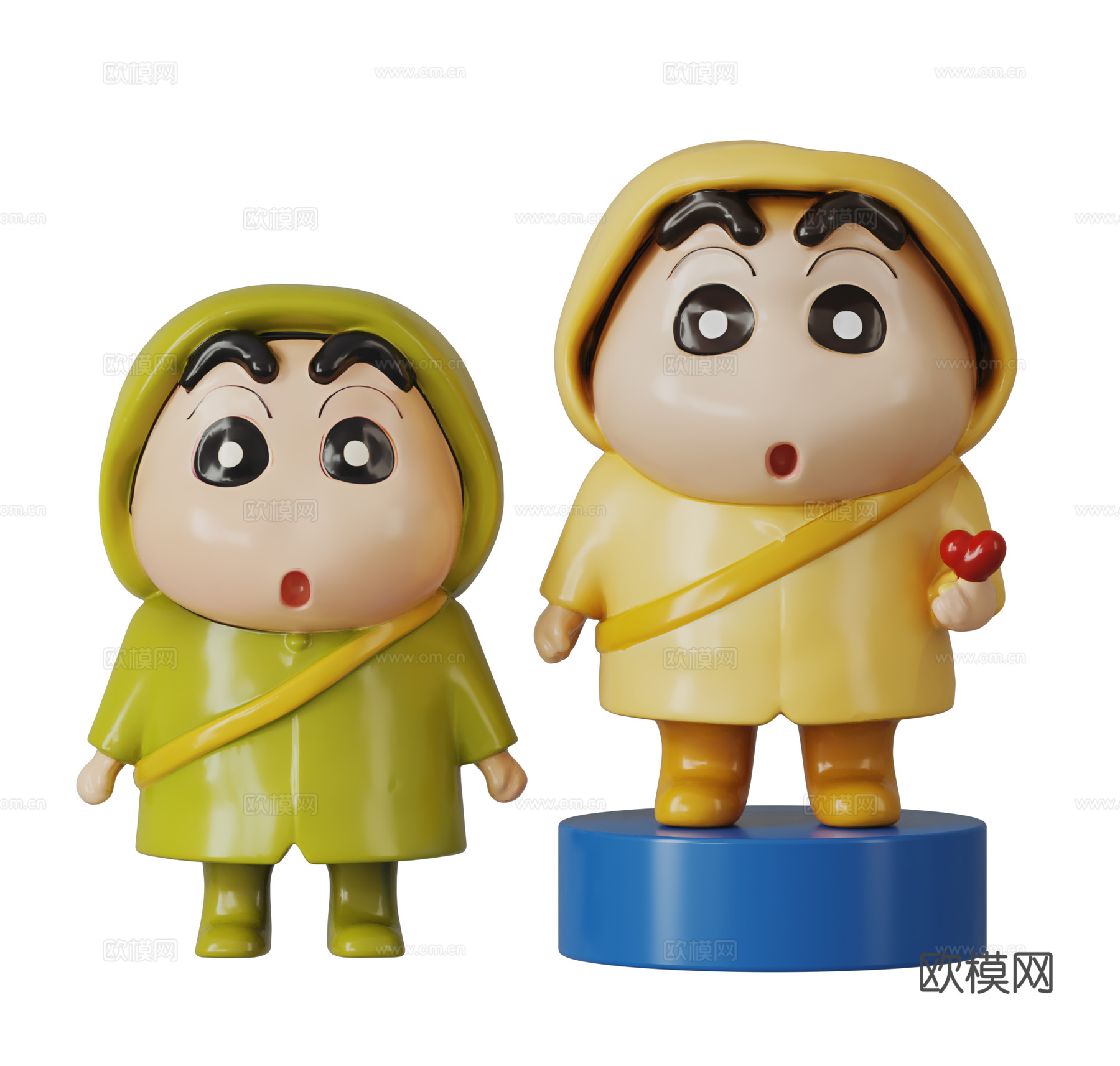现代公仔雕塑3d模型