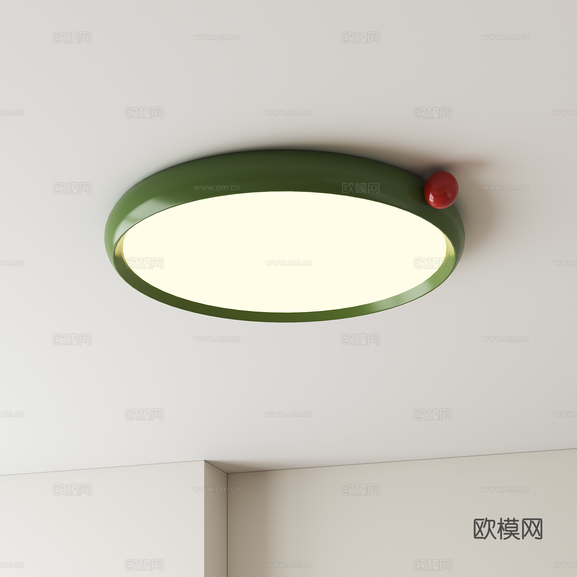 现代简约吸顶灯3d模型