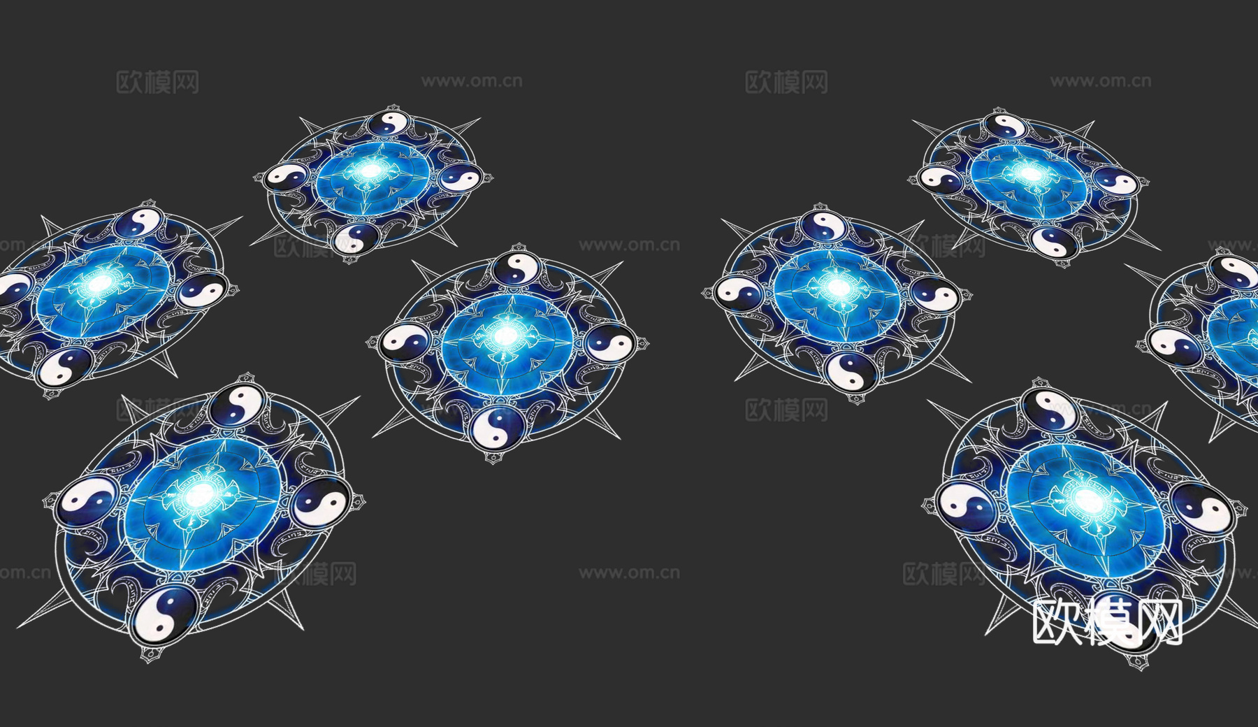 现代魔法阵法 游戏传送阵 魔术魔法阵法 游戏动漫传送阵 游戏su模型