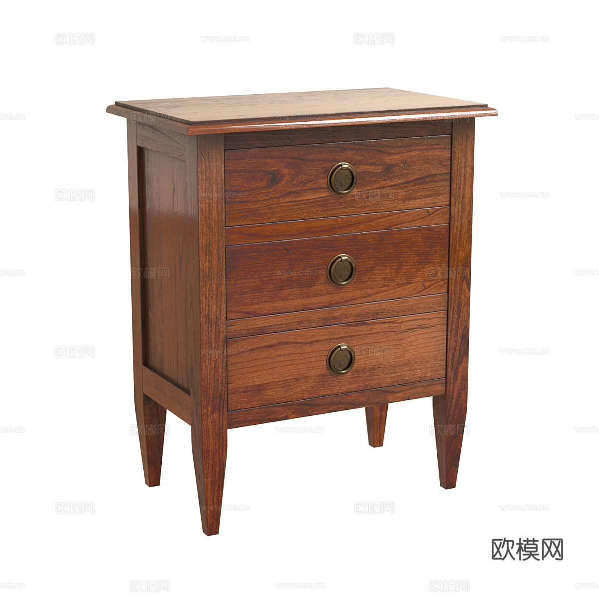 DOLFI 路易十六床头柜3d模型