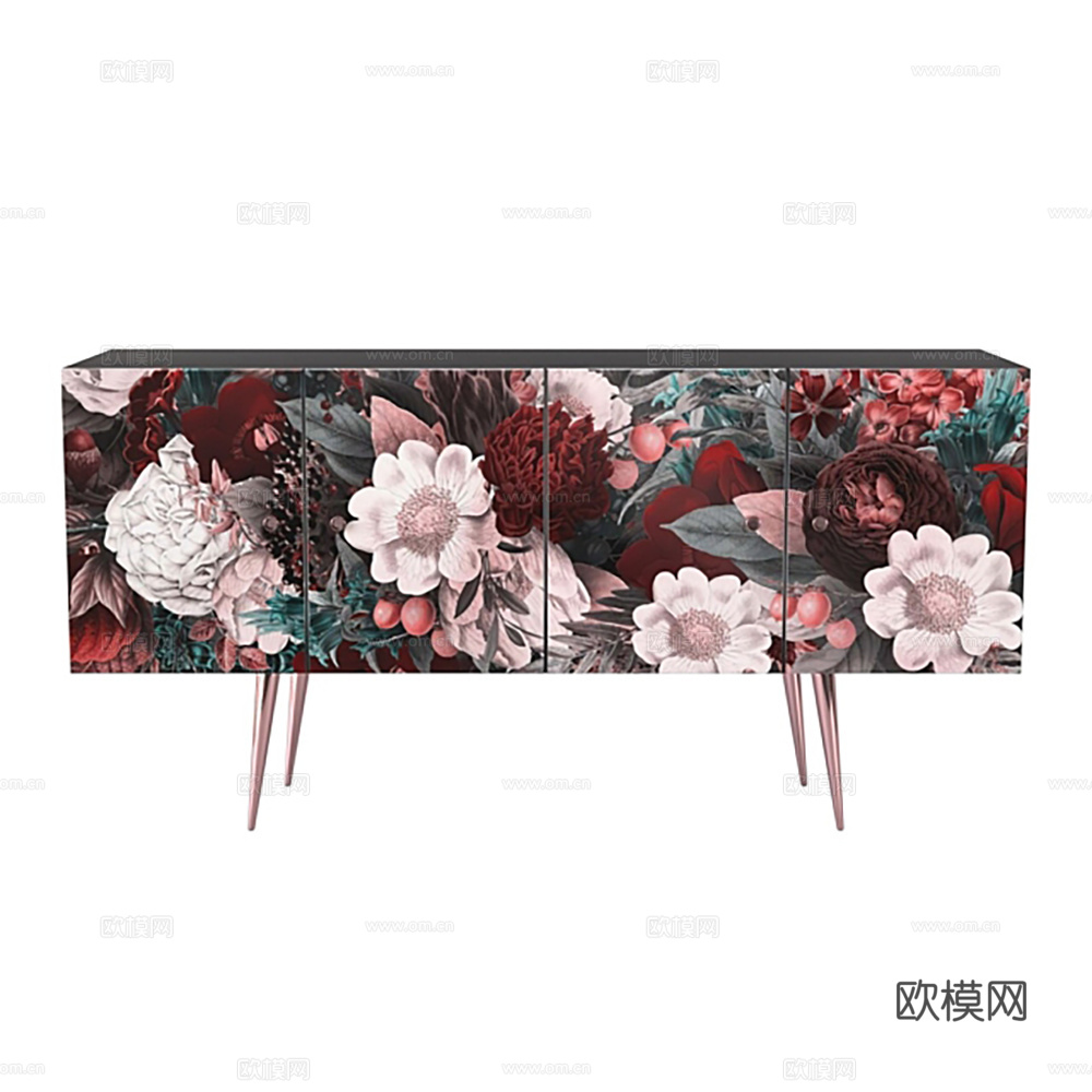 柜子 成品柜 边柜3d模型