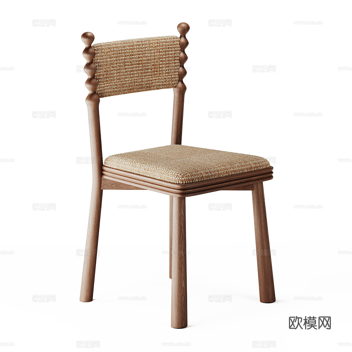 新中式中古风 Tama 椅子3d模型