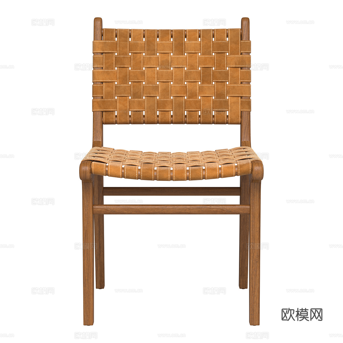 新中式侘寂 Silano 餐椅3d模型