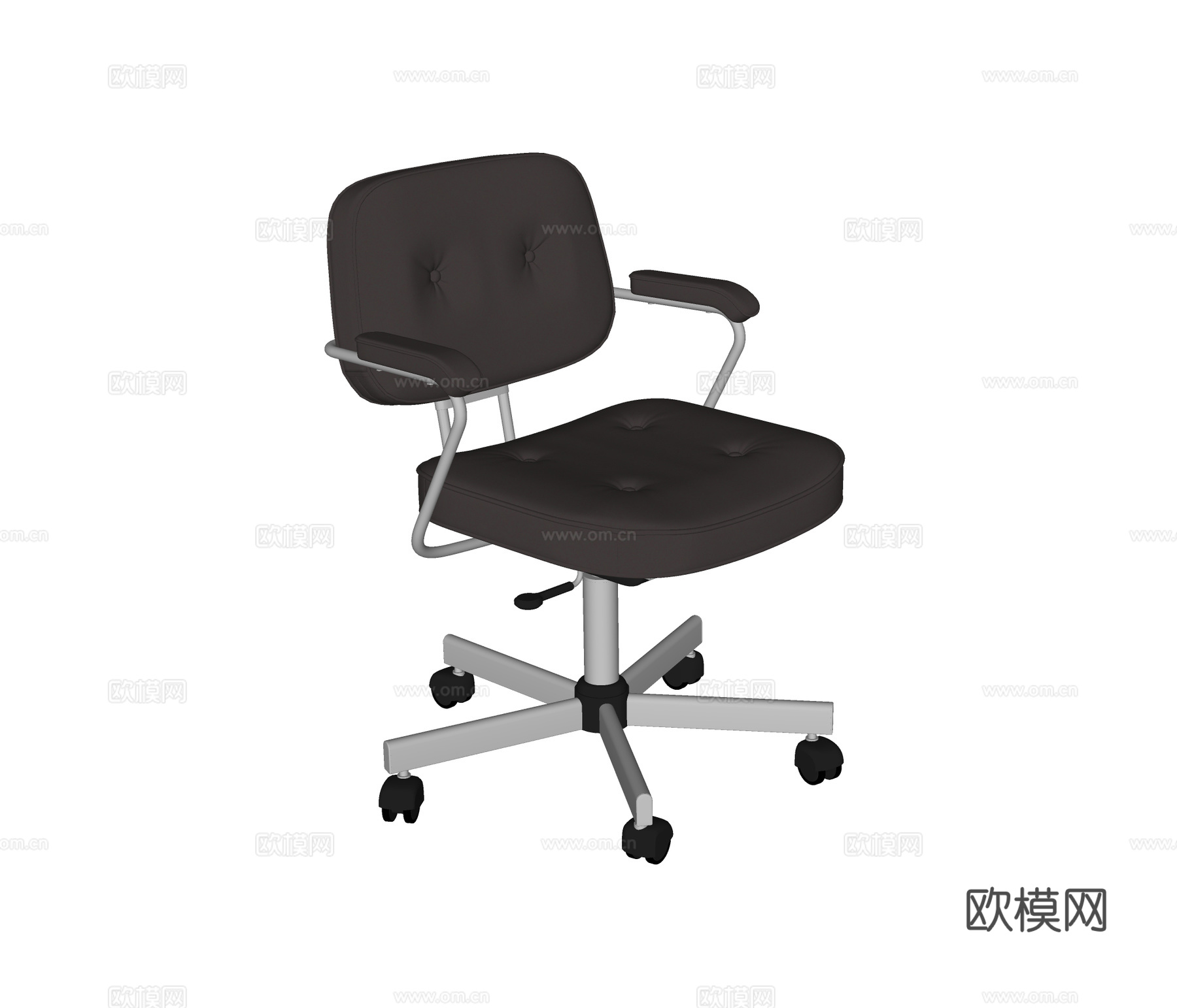 现代办公椅 书椅 单椅su模型