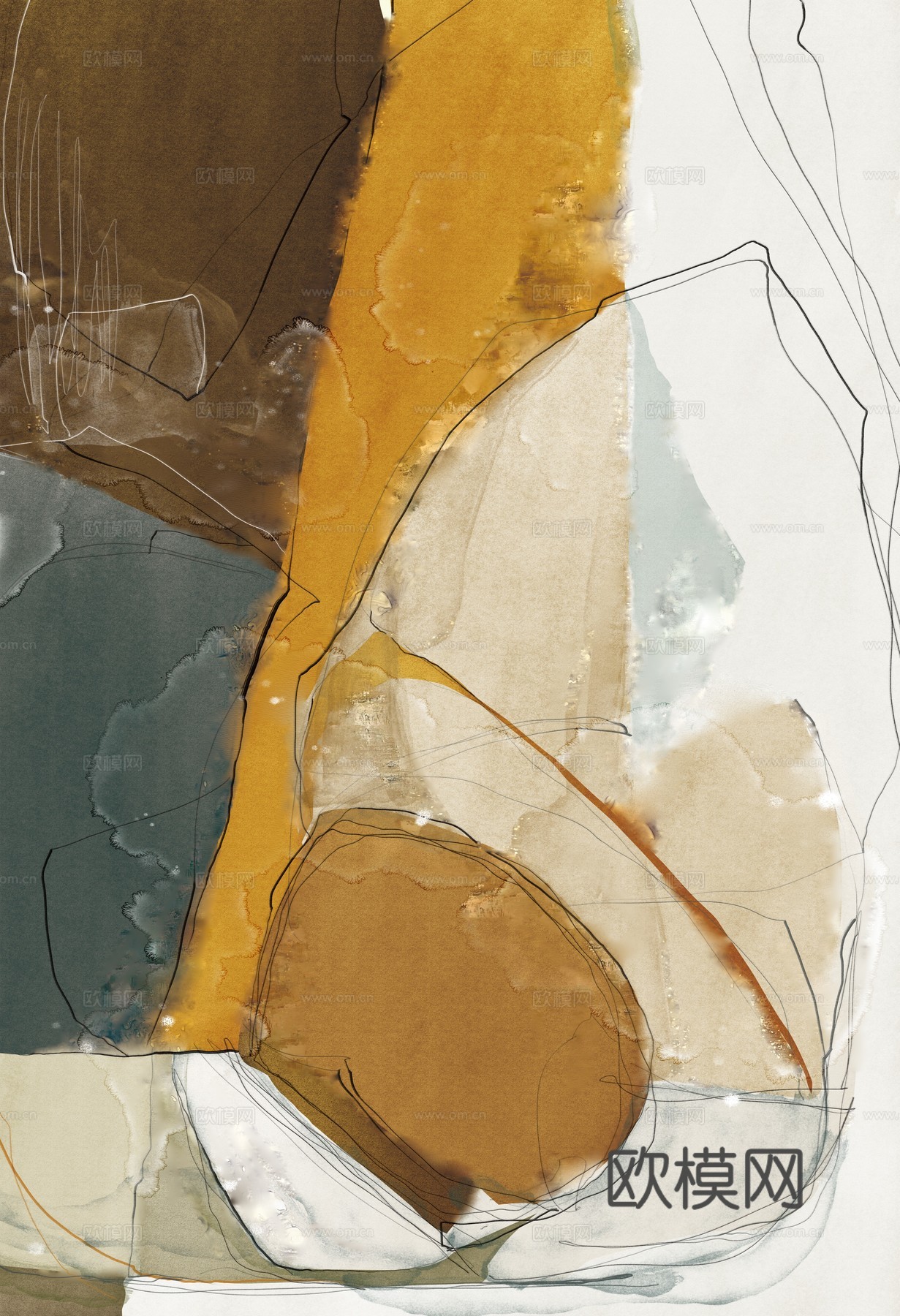 高清现代装饰画挂画下载