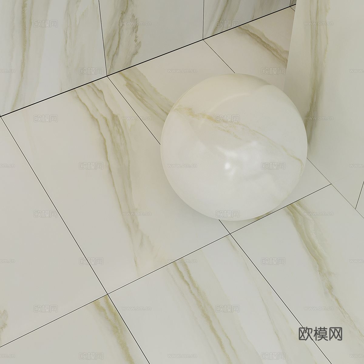 岩板 大理石 PU石材3d模型