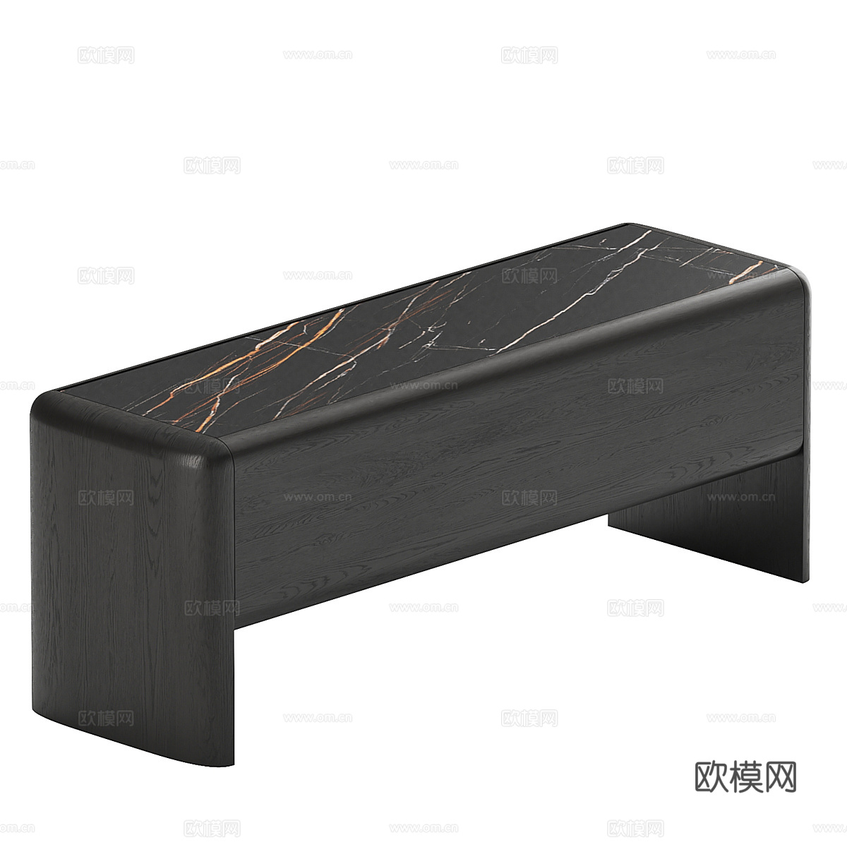 现代意式长凳 换鞋凳 条凳3d模型