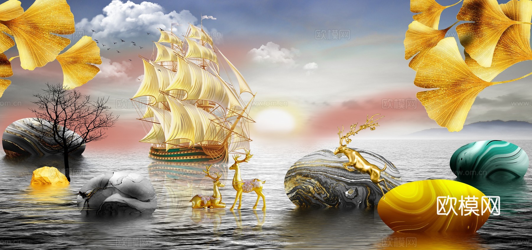 高清现代装饰画挂画下载