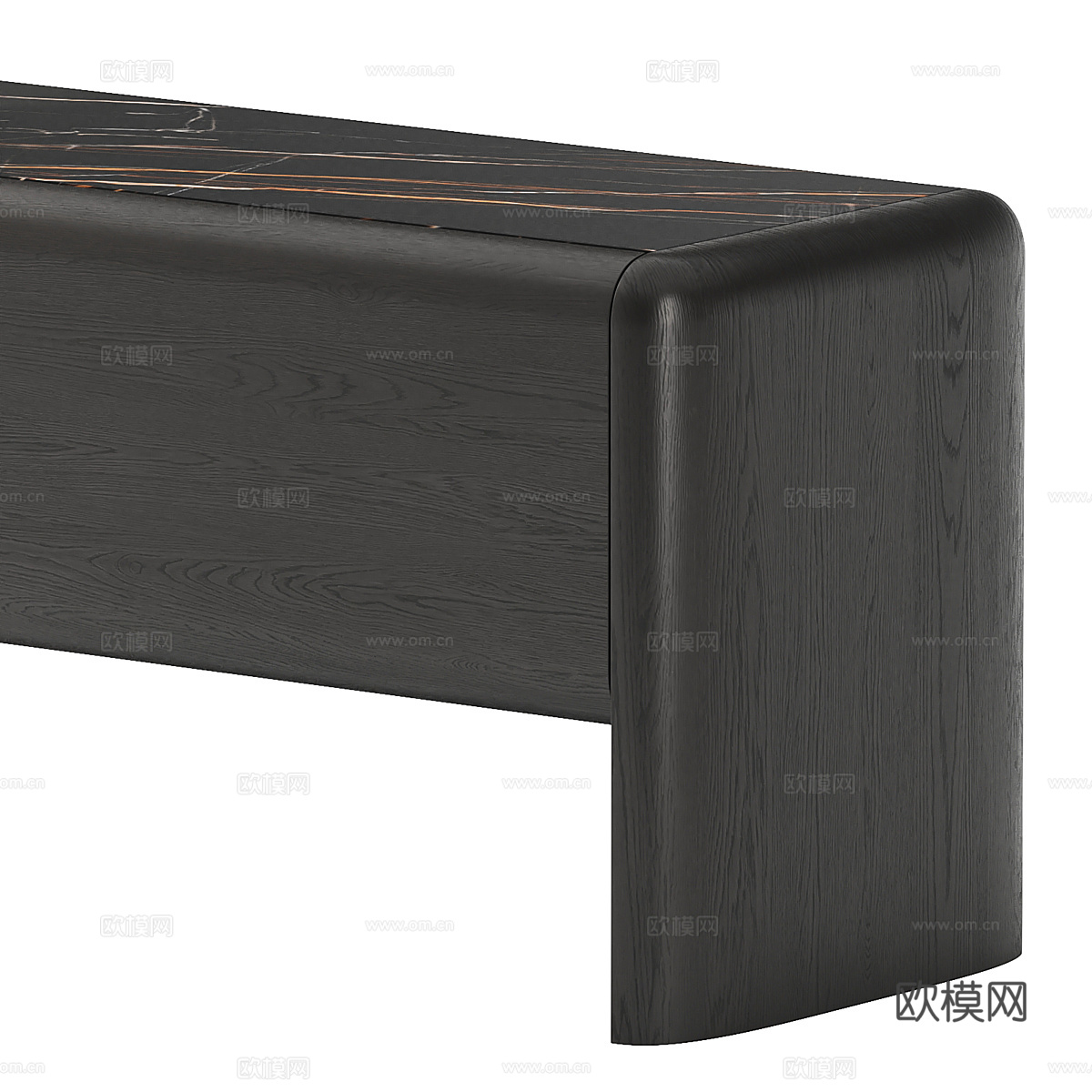 现代意式长凳 换鞋凳 条凳3d模型