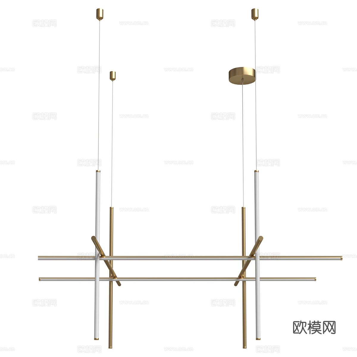 现代简约轻奢吊灯 吊灯 简约吊灯 餐厅吊灯 灯3d模型