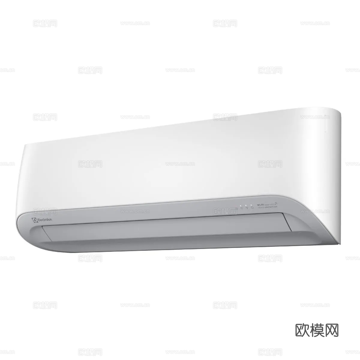 分体式空调 挂机空调 造型空调su模型