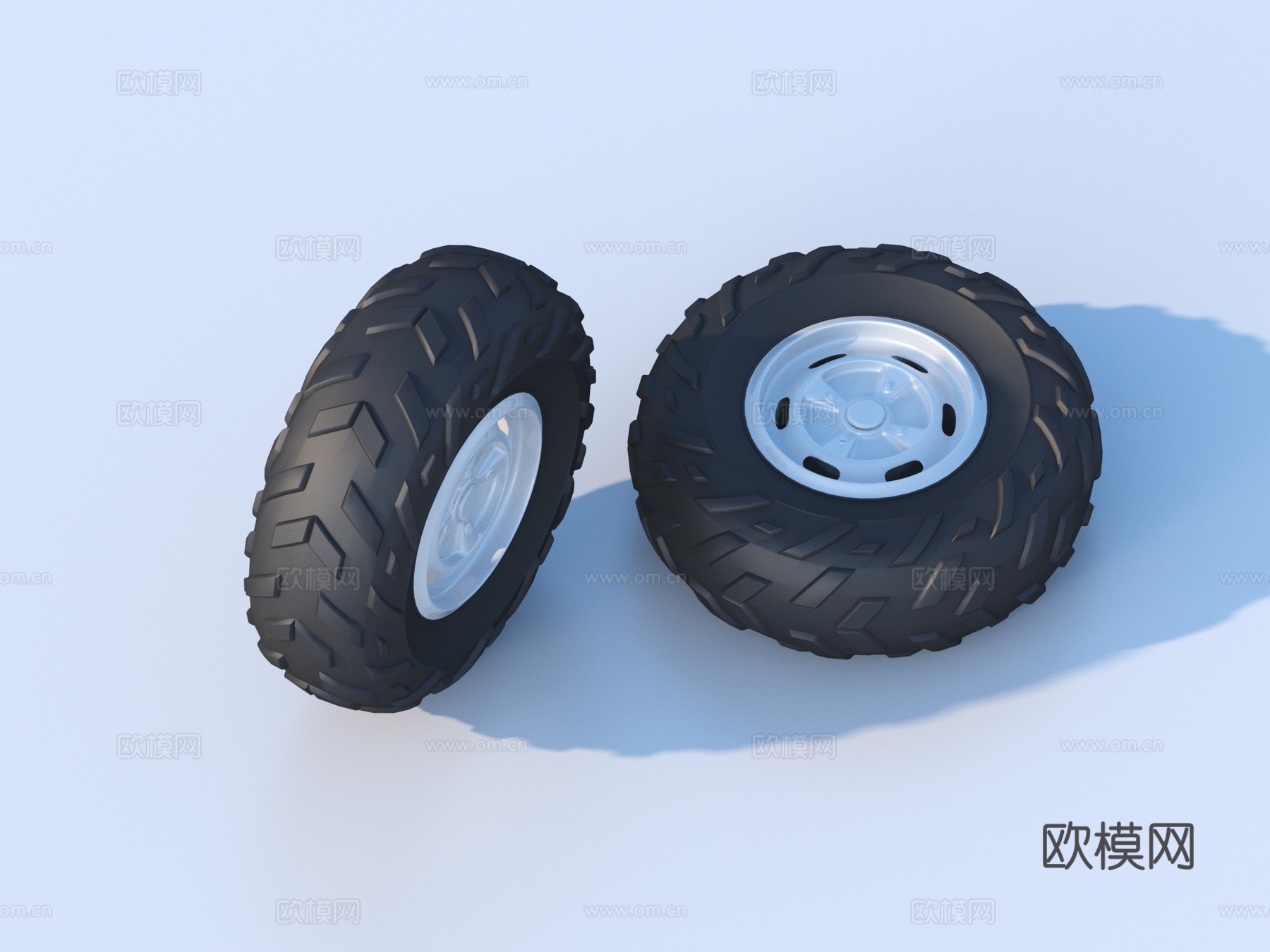 轮毂 摩托车轮 轮胎3d模型